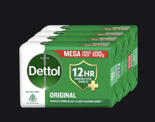 Dettol bathing bar soap (4x 100 gm)